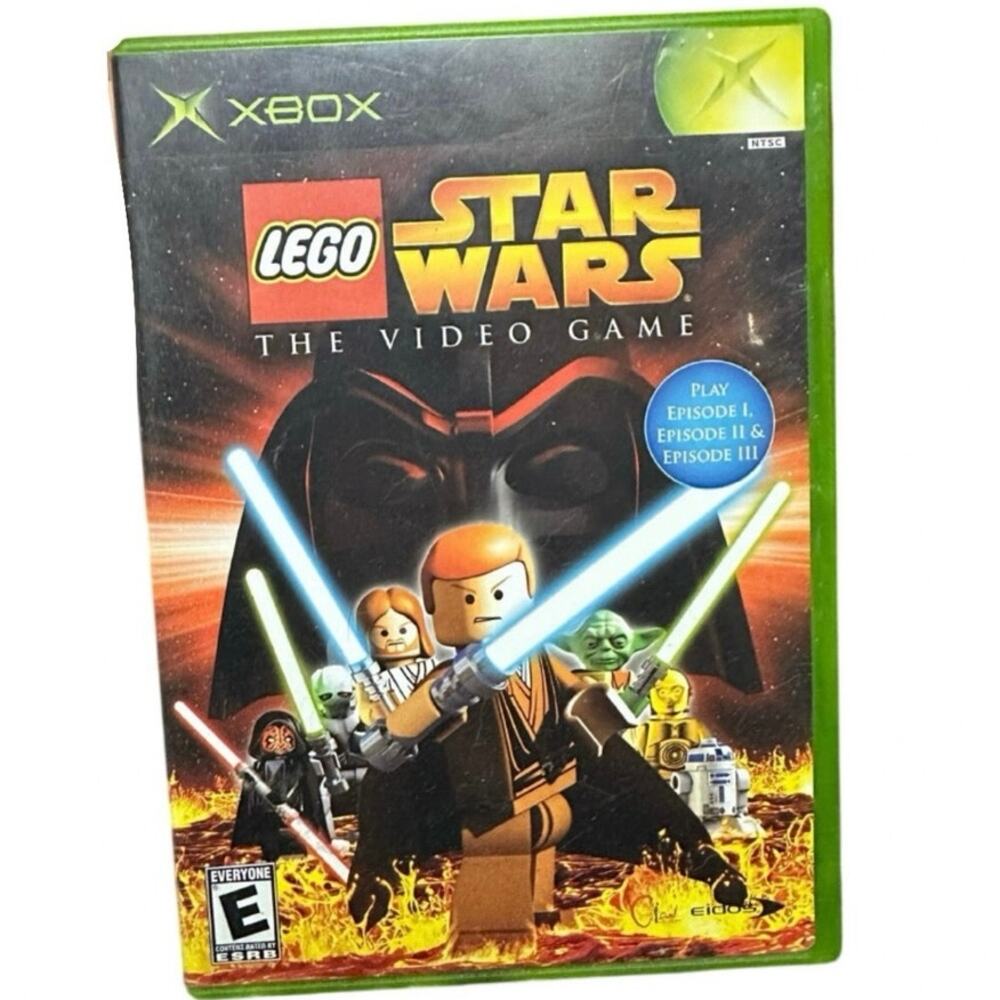Lego Star Wars The Video Game for Xbox 2005 Complete  Prequel Trilogy